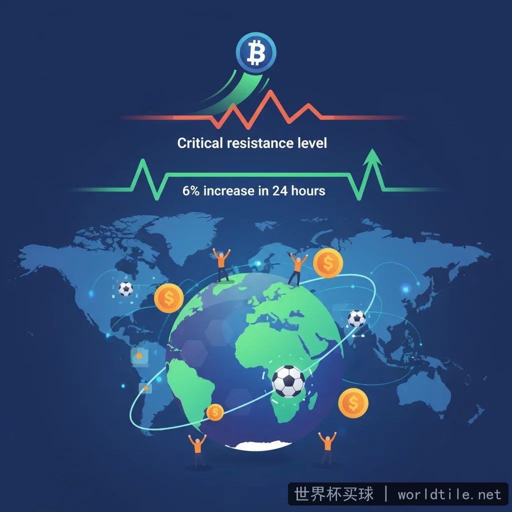 世界杯买球 - 比特币价格突破关键阻力位，24小时内上涨6% 配图1